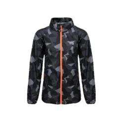 Mac In A Sac Edition - Unisex Waterproof Packable Camo Jacket Windbreaker -Lowan Sport 1219BLK 3