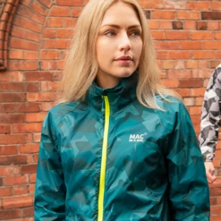 Mac In A Sac Edition - Unisex Waterproof Packable Camo Jacket Windbreaker -Lowan Sport 1220TL 5