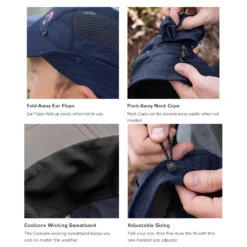 Sunday Afternoon Adventure Stow Hat - Captain's Navy -Lowan Sport 22 1212bd50 1bdf 4416 879f 5a7a0f1a1610