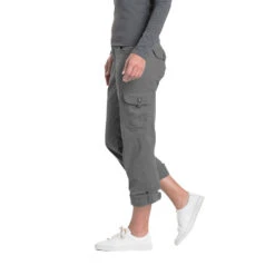 Kuhl W's Kontra Cargo Pant - Carbon -Lowan Sport 6065 splas roll up carbon rolled side cc pdp photo