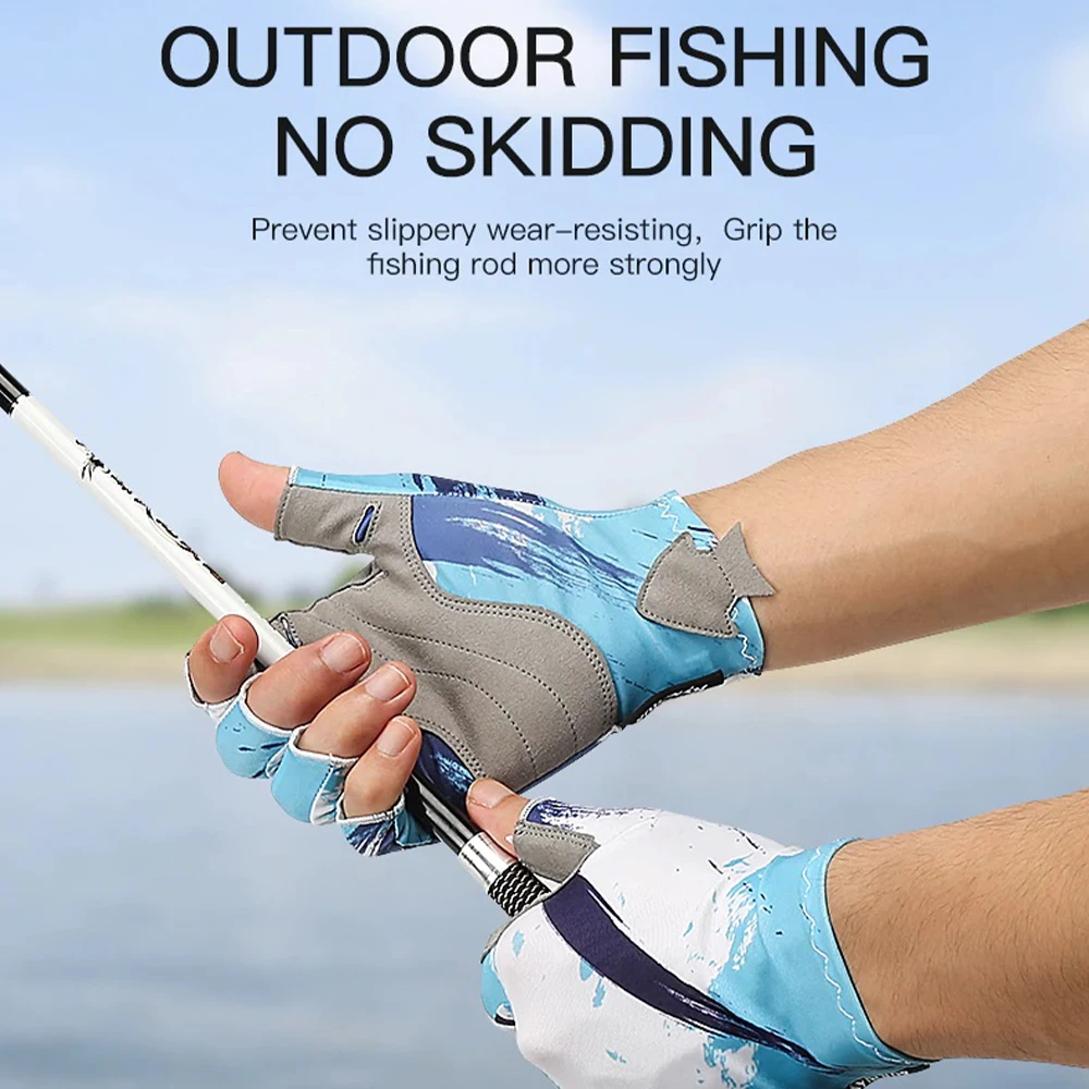 Kyncilor Half Fingers Resistance Anti-slip Climbing Glove 4 Kyncilor Half Fingers Resistance Anti-slip Climbing Glove - Image 2