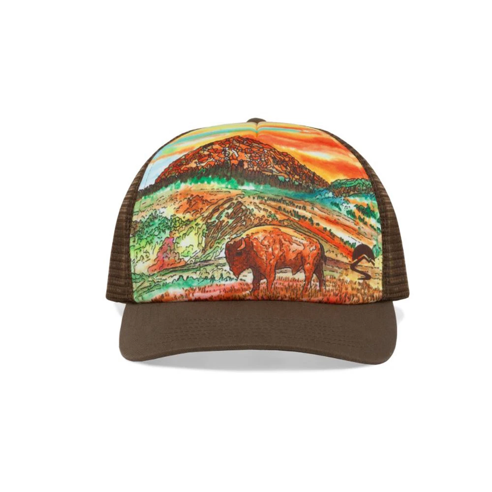 Sunday Afternoon Artist Series Trucker Cap - Bison Sunset 3 Sunday Afternoon Artist Series Trucker Cap - Bison Sunset