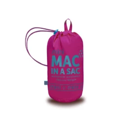 Mac In A Sac Mini Origin Unisex Waterproof Packable Jacket -Lowan Sport Fuchsia 3 Copy
