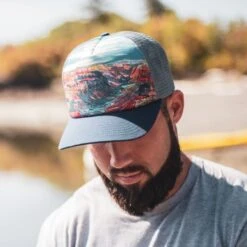 Sunday Afternoon Artist Series Trucker Cap - Grand Canyon -Lowan Sport Grand Canyon 2