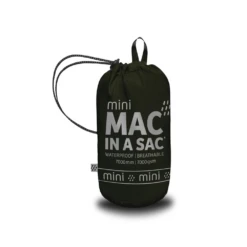 Mac In A Sac Mini Origin Unisex Waterproof Packable Jacket -Lowan Sport Jet black 3