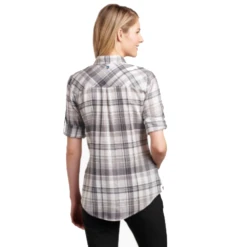 Kuhl Woman Spektra Plaid LS Shirt - Storm -Lowan Sport KUHL8316 STM 3