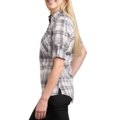 Kuhl Woman Spektra Plaid LS Shirt - Storm -Lowan Sport KUHL8316 STM 5
