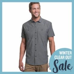 Lowan Sport 5 Kuhl Styk Shirt - Carbon