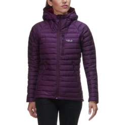Rab Microlight Jacket Women's - Eggplant -Lowan Sport QDA 95 EG 4