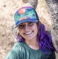 Sunday Afternoon Artist Series Trucker Cap - Range Of Light 7 Sunday Afternoon Artist Series Trucker Cap - Range Of Light -Lowan Sport Range of lights 3