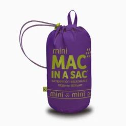 Mac In A Sac Mini Origin Unisex Waterproof Packable Jacket -Lowan Sport Violet 3