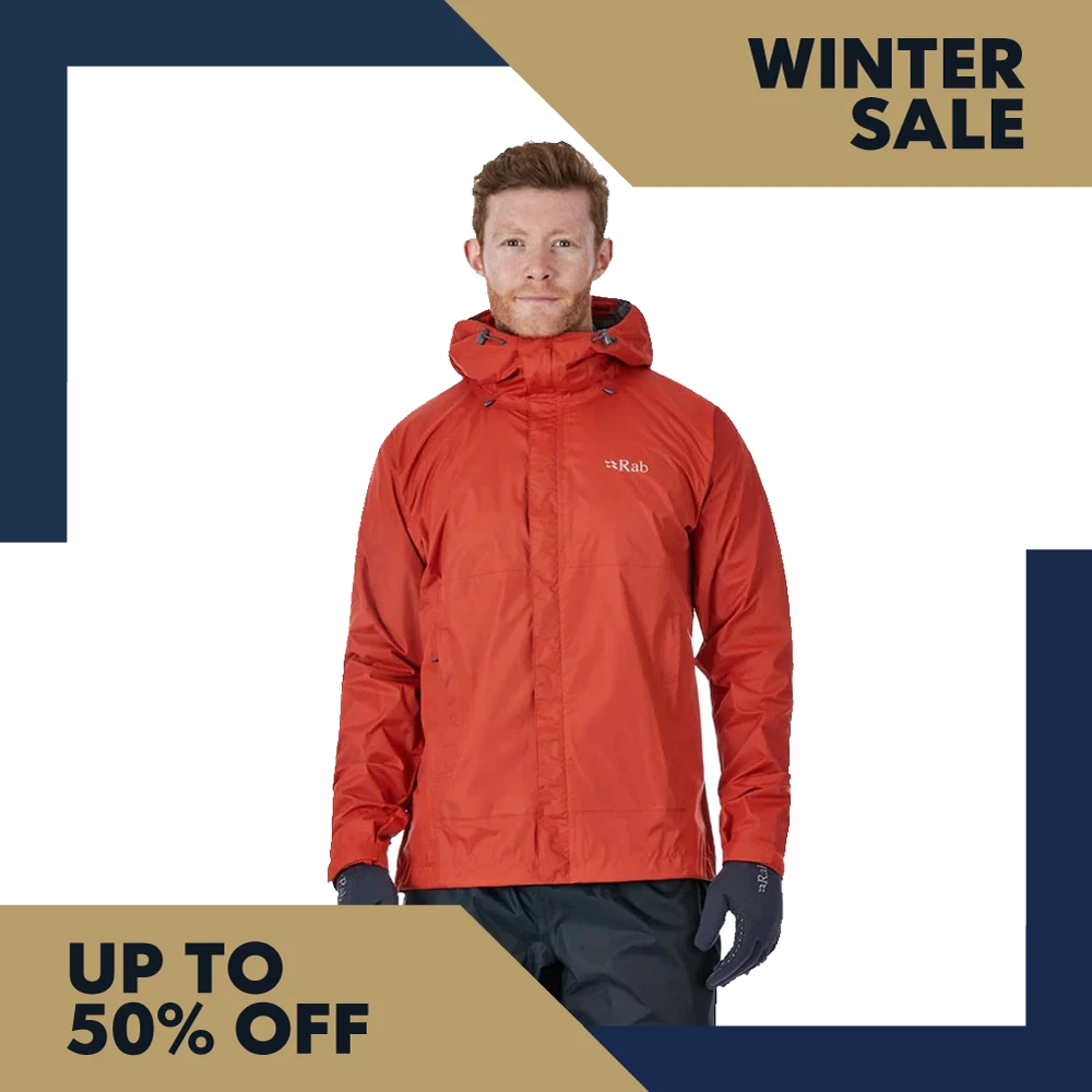 Rab Downpour Jacket - Firecracker 3 Rab Downpour Jacket - Firecracker